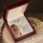 My Daughter | Braver Stronger Smarter - Interlocking Hearts Necklace