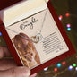 My Daughter | Braver Stronger Smarter - Interlocking Hearts Necklace