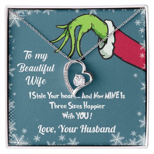 My Beautiful Wife | I Stole Your Heart - Forever Love Necklace